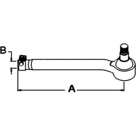 Aftermarket New Tie Rod Fits John Deere Tractors 3040 3140 2750 2950 3050 3350 AL58013